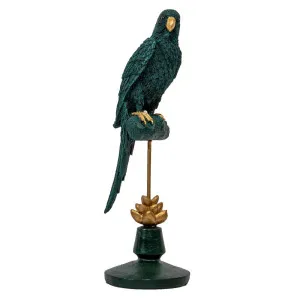 Tara Parrot Teal Green by Florabelle Living, a Statues & Ornaments for sale on Style Sourcebook
