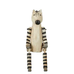 Zebra Wooden Puppet by Florabelle Living, a Statues & Ornaments for sale on Style Sourcebook