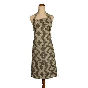 Ikat Apron Charcoal by Florabelle Living, a Aprons for sale on Style Sourcebook