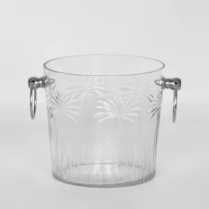 Palm Glass Ice Bucket Small by Florabelle Living, a Barware for sale on Style Sourcebook