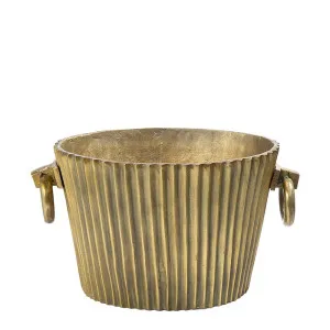 Oval Ice Bucket Dark Brass by Florabelle Living, a Barware for sale on Style Sourcebook