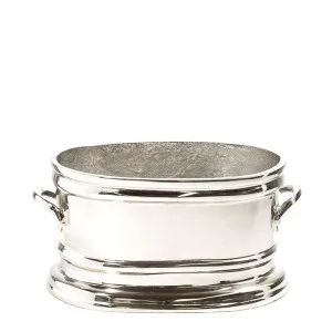 Oval Ice Bucket Small Nickel by Florabelle Living, a Barware for sale on Style Sourcebook