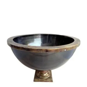 Round Footed Ice Bucket Antique Brass by Florabelle Living, a Barware for sale on Style Sourcebook