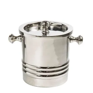 Round Ice Bucketwith Lid Nickel by Florabelle Living, a Barware for sale on Style Sourcebook