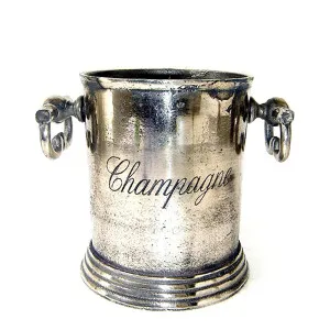 Round Champagne Ice Bucket Silver by Florabelle Living, a Barware for sale on Style Sourcebook