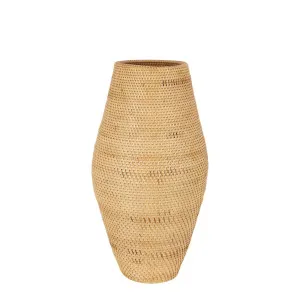 Budi Oversized Woven Basket Light Natural by Florabelle Living, a Baskets & Boxes for sale on Style Sourcebook