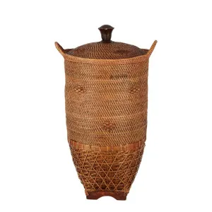 Indah Oversized Woven Basket 85Cm X 43Cm by Florabelle Living, a Baskets & Boxes for sale on Style Sourcebook