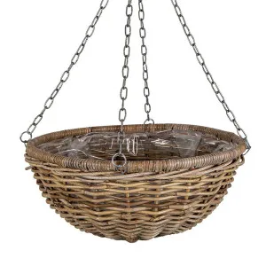Rattan Hanging Planter Large by Florabelle Living, a Baskets & Boxes for sale on Style Sourcebook