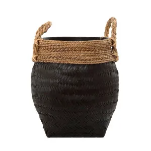 Mauritius Basket Black by Florabelle Living, a Baskets & Boxes for sale on Style Sourcebook