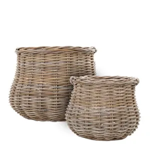 Cancun Baskets Set Of 2 by Florabelle Living, a Baskets & Boxes for sale on Style Sourcebook