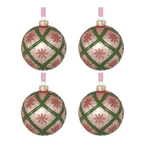 Trelli Boxed Set Of 4 Baubles by Florabelle Living, a Christmas for sale on Style Sourcebook