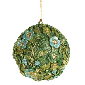 Floriana Bauble Green by Florabelle Living, a Christmas for sale on Style Sourcebook