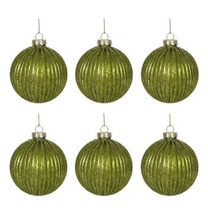 Gryse Boxed Set Of 6 Baubles by Florabelle Living, a Christmas for sale on Style Sourcebook