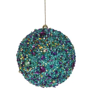 Anza Bauble Aqua by Florabelle Living, a Christmas for sale on Style Sourcebook