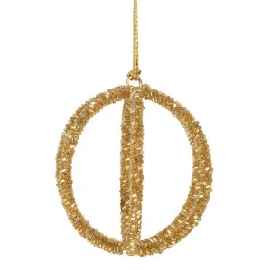 Bissole Hanging Tree Ornament Gold by Florabelle Living, a Christmas for sale on Style Sourcebook