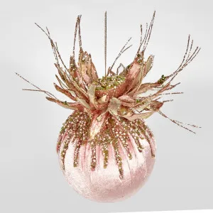 Bouke Hanging Ornament Pink by Florabelle Living, a Christmas for sale on Style Sourcebook