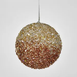 Ombre Glitter Bauble Bronze by Florabelle Living, a Christmas for sale on Style Sourcebook