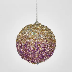 Ombre Glitter Bauble Pink by Florabelle Living, a Christmas for sale on Style Sourcebook