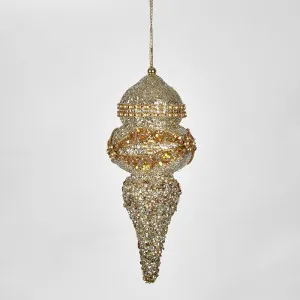 Glitter Finial Hanging Bauble by Florabelle Living, a Christmas for sale on Style Sourcebook