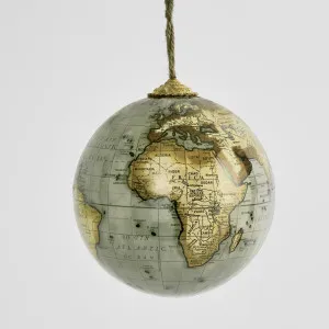 Light Blue Hanging Globe Ornament by Florabelle Living, a Christmas for sale on Style Sourcebook