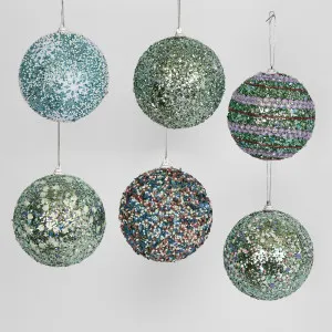 Greshe Baubles (Set Of 6) by Florabelle Living, a Christmas for sale on Style Sourcebook