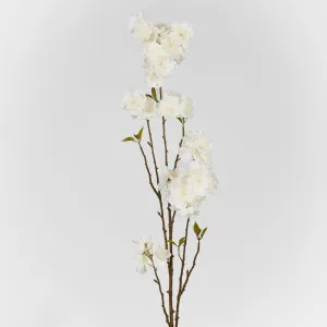 Peach Blossom Spray 118Cm White by Florabelle Living, a Plants for sale on Style Sourcebook