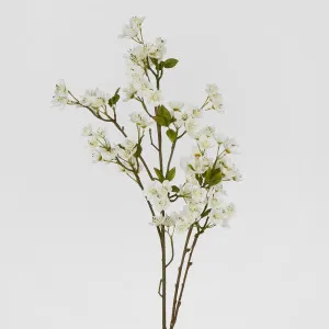Mini Peach Blossom Spray White by Florabelle Living, a Plants for sale on Style Sourcebook