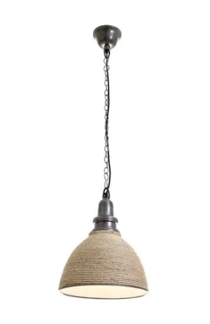 Jute Ceiling Pendant Natural by Florabelle Living, a Pendant Lighting for sale on Style Sourcebook