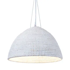 San Marco Ceiling Pendant White by Florabelle Living, a Pendant Lighting for sale on Style Sourcebook