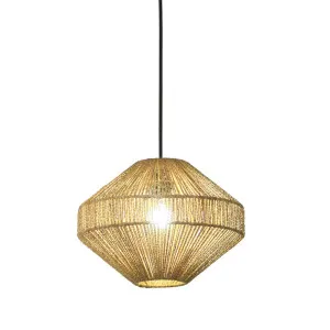 Avalon Ceiling Pendant Natural by Florabelle Living, a Pendant Lighting for sale on Style Sourcebook