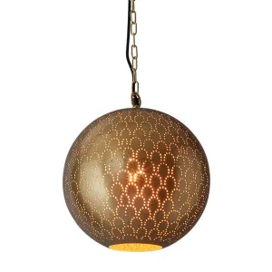 Mamba Ceiling Pendant Brass by Florabelle Living, a Pendant Lighting for sale on Style Sourcebook