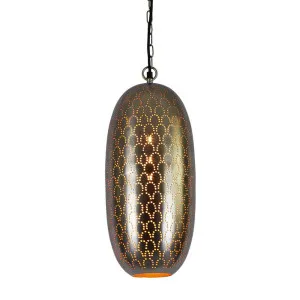Anaconda Ceiling Pendant Nickel by Florabelle Living, a Pendant Lighting for sale on Style Sourcebook