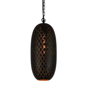 Anaconda Ceiling Pendant Black by Florabelle Living, a Pendant Lighting for sale on Style Sourcebook