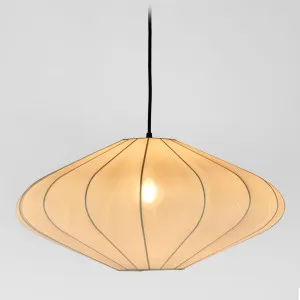 Torpido Ceiling Pendant Ivory With Black Cord Drop by Florabelle Living, a Pendant Lighting for sale on Style Sourcebook
