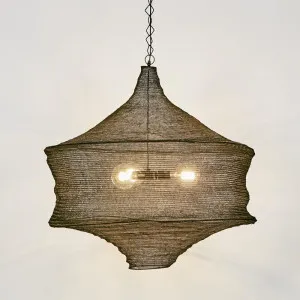 Beverly Hanging Lamp Black by Florabelle Living, a Pendant Lighting for sale on Style Sourcebook