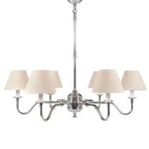 Prescot Chandelier Antique Silver by Florabelle Living, a Pendant Lighting for sale on Style Sourcebook
