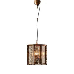 Orion Ceiling Pendant Brass by Florabelle Living, a Pendant Lighting for sale on Style Sourcebook