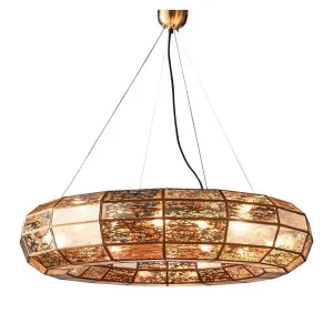 Victoria Ceiling Pendant Large Antique Brass by Florabelle Living, a Pendant Lighting for sale on Style Sourcebook