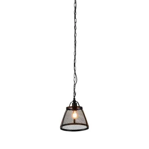 Lorenzo Ceiling Pendant Medium Black by Florabelle Living, a Pendant Lighting for sale on Style Sourcebook