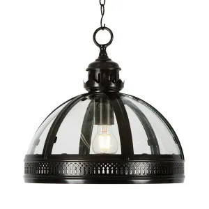 Winston Ceiling Pendant Black by Florabelle Living, a Pendant Lighting for sale on Style Sourcebook