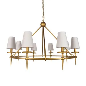 Waterloo Ceiling Pendant Gold by Florabelle Living, a Pendant Lighting for sale on Style Sourcebook