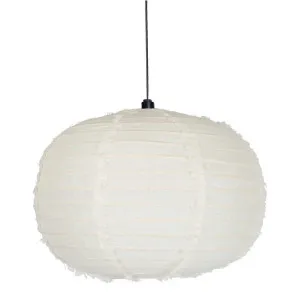 Nendo Orb Shade Medium Marshmallow (Shade Only) by Florabelle Living, a Pendant Lighting for sale on Style Sourcebook