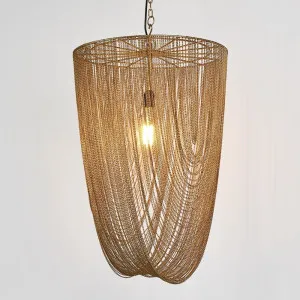 Moritz Chain Pendant Large by Florabelle Living, a Pendant Lighting for sale on Style Sourcebook
