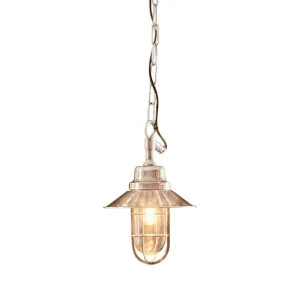 Rutherford Outdoor Ceiling Pendant Silver by Florabelle Living, a Pendant Lighting for sale on Style Sourcebook