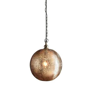 Taurus Ceiling Pendant Nickel by Florabelle Living, a Pendant Lighting for sale on Style Sourcebook