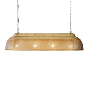 Riva Ceiling Pendant Extra Long Antique Brass by Florabelle Living, a Pendant Lighting for sale on Style Sourcebook