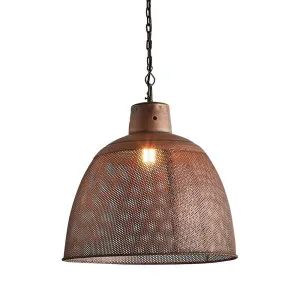 Riva Ceiling Pendant Medium Antique Copper by Florabelle Living, a Pendant Lighting for sale on Style Sourcebook
