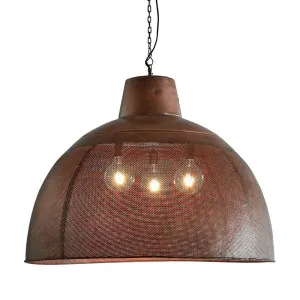 Riva Ceiling Pendant Extra Large Antique Copper by Florabelle Living, a Pendant Lighting for sale on Style Sourcebook