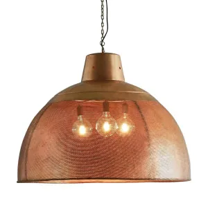 Riva Ceiling Pendant Extra Large Antique Brass by Florabelle Living, a Pendant Lighting for sale on Style Sourcebook