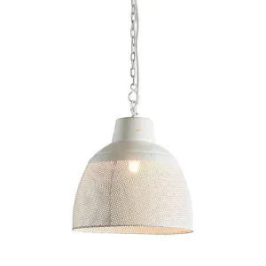 Riva Ceiling Pendant Small Matt White by Florabelle Living, a Pendant Lighting for sale on Style Sourcebook